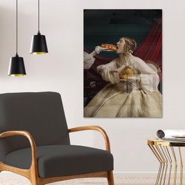 Wallity Cuadro Decorativo de Vidrio Templado Multicolor 70 x 100 cm